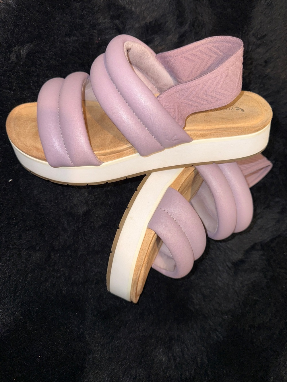 Koolaburra by UGG Anida Platform Sandals Mauve Pink Purple Size 8.5